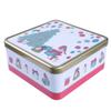 Caja de hojalata navideña cuadrada para dulces, caja de hierro para regalo, nueva caja de hierro personalizable/con logotipo, venta directa de fábrica