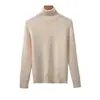Suéter feminino de gola alta para outono e inverno, forrado com fleece e espesso, com veludo de mink integrado para aquecimento e design de gola alta sobreposta