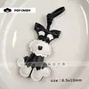 Colgante de Perro Schnauzer DIY Encanto para Bolso Hecho a Mano Llavero Colgante Decoración de Accesorio para Bolso de PU