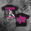 Camiseta Gráfica American Rich Club Harajuku Gótica Oversize Mujer y Hombre Y2K Manga Corta