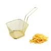 Cesta de Hierro Estilo Americano para Papas Fritas al por Mayor, Cesta para Snacks, Caja de Snacks de Alitas de Pollo Fritas, Mini Cesta Creativa para Papas Fritas, Cesta para Comida Frita