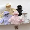 Abrigo de Invierno para Niñas Ropa Infantil 2025 Elegante Nuevo para Niños Bebé Top Forro Polar Algodón