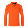 Ropa de trabajo personalizada, logotipo bordado impreso, ropa de actividad de manga larga de algodón, camiseta, polo de solapa para hombres y mujeres, ropa de trabajo en equipo