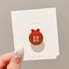 Broche Rena de Natal Broche Fofo do Papai Noel Presente Pequeno Criativo Enfeite de Distintivo Árvore de Natal de Pelúcia