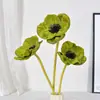 Decoración de Flor de Amapola de PU Simulada, Accesorios para Arreglos de Flores Falsas, Fabricante de Flores Artificiales al por Mayor