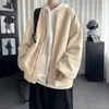 Chaqueta de béisbol pesada de punto gofre estilo japonés vintage para hombres y mujeres, chaqueta casual versátil de marca de moda para primavera y otoño para parejas