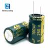 Canhong chumbo 100UF250V 13 * 21MM / 16 * 26MM capacitor eletrolítico de alumínio comutação da fonte de alimentação capacitor comum