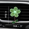 Ornamento de Bálsamo de Flor Fofo Decoração Criativa e Fofa para Interior de Carro Clipe de Aromaterapia para Saída de Ar