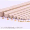 Venta al por mayor DIY Hecho a mano Materiales de construcción Modelo Tiras Finas de Madera Cuadradas Multiespecificación Palitos de Madera Pequeños Tiras de Madera Maciza Madera de Paulownia