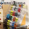 Soporte de exhibición acrílico, organizador de escritorio de varios niveles para exhibir figuras, figuras de acción, coches de juguete y maquetas de coches; caja de almacenamiento para coche