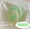 Diadema para el pelo tipo cable de teléfono de lunares de alta calidad, fresca y versátil para el verano, banda elástica duradera para mujer, alta elasticidad y apariencia elegante