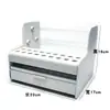 Caixa de armazenamento de ferramentas de mesa rack de armazenamento de óculos e alicates pequeno rack de exibição rack de alicates feito à mão rack de exibição de chaves de fenda