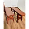 Mesa Cuadrada de Madera Maciza Wubaxian para Sala de Estar, Estilo Rústico, Mesa de Comedor Tradicional de Madera Maciza, Mesa Cuadrada Simple para Restaurante
