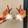 Pinzas para el Cabello de Navidad Diademas Pinzas para Niñas Fiesta Ambiente de Adulto Diademas Lindas Pinzas para el Cabello de Cuernos Accesorios