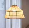 Lámpara de arte japonesa creativa moderna comedor sala de estar dormitorio retro nueva sala de té china B&B diseñador tela