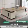 Escritorio y Silla de Oficina Ejecutiva Combinación Simple Moderno Escritorio Ejecutivo Mesa de Presidente Gerente Supervisor Muebles de Oficina de Gama Alta