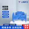 Shanghai Hugong Válvula de Retención de Aleta de Goma H44X-16Q Válvula de Retención Horizontal de Hierro Dúctil Válvula de Retención de Oscilación