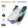 Dron E88 Transfronterizo Doble Cámara Aéreo Plegable Ligero Quadcopter E99 Altura Fija K3 Avión de Juguete con Control Remoto
