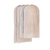 Funda protectora para ropa con apertura lateral, gruesa, esmerilada, con bolsillo colgante para guardarropa, bolsa de almacenamiento para chaqueta de plumas, juego de almacenamiento para trajes