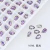 Dongzhou Crystal 4*6mm Gota d'Água Diamante Cintilante para Nail Art Acessórios de Nail Art com Diamantes em Forma de Asas de Borboleta de Vidro Dongzhou Fabricante