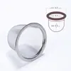 Colador de té Filtro de té Filtro para tetera Filtro de acero inoxidable Filtro de hojas de té Kung Fu Estilo japonés Pequeño Transparente