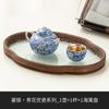 Tetera pequeña de plata 999, tetera individual vintage de porcelana azul y blanca, tetera Kung Fu ligera de lujo, tetera de mano de alta gama