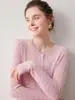 Cárdigan de punto de cachemira de cuello redondo para otoño e invierno, top corto retro casual de punto trenzado para mujer, suéter, estilo nuevo