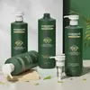 Garrafa Premium de Gel de Banho Grande Capacidade 950ml Personalizada, Garrafa de Shampoo Tipo Bomba HDPE com Rosca 32 Verde Escuro