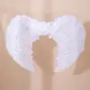 Alas de ángel de Halloween más vendidas transfronterizas, alas de plumas, accesorios decorativos para adultos y niños, accesorios de actuación de Amazon