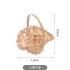 Prato decorativo embelezado, decorações de pratos decorativos para jantar, pequenos ornamentos, decorações de pratos vermelhos na Internet, pratos de estilo, decorações de pratos de banquete de bambu