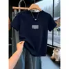 2026 Verão Novo Algodão Puro Branco Manga Curta Camiseta Conjunto Feminino Ombro Raglã Emagrecimento Simples Versátil Temperamento Camada Base Top
