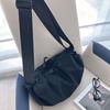 Bolso Cruzado de Tela Oxford Nuevo Primavera/Verano 2026 para Mujer, Bolso de Hombro Casual de Gran Capacidad para Viajes, Bolso de Media Luna Versátil de Moda