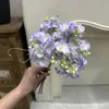 Ramo de flores de jazmín artificial, ramo pequeño, ramo de novia, flores para decoración de mesa, flores artificiales estilo ins