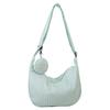 Bolso de Hombro Coreano Ins Girl Style Flor Nube Puff para Mujer 2023 Nuevo Verano Lona Sencillo Bandolera