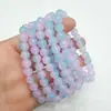 Pulseira de Contas de Pêssego Degradê para Estudante Pulseira Imitação Raiz de Bodhi Enrolada no Dedo Disco Macio Para Brincar na Mão Pequeno Presente
