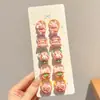 Goma de Pelo Amigable para el Cabello Infantil de Conejito Linda Dibujo Animado de Resina Goma para Cabello de Bebé Cuerda para el Cabello de Niña Pulgar