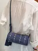 Design de Nicho Rebite Personalidade Bolsa Pequena de Mão 2026 Início do Outono Nova Moda Estilo Coreano Retrô Almofada Bolsa Transversal