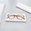 Gafas de sol con montura pequeña y estampado de leopardo retro, ovaladas, de cara pequeña, para mujer, con un artefacto de belleza sencillo, súper ligeras y suaves, con montura antiedad para chica.