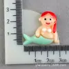 Accesorios de Resina de Sirena DIY Material para Tocado de Pinza Infantil Carcasa de Teléfono Móvil Crema de Pegamento para Adorno de Cabello Accesorios de Pasador Lote