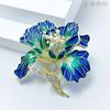 Broche de Peonía de Esmalte de Flor Floreciente Broche de Flor de Perla de Lujo Ligero de Alta Gama Accesorios de Pin de Alta Gama Accesorios de Ropa