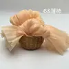 Tela de Organza con Textura Plisada de Poliéster con Patrón de Copos de Nieve, Vestido Camisero Ligero, Tela con Adorno de Encaje Lolita