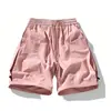 Verano Nuevo Estilo Talla Grande Holgados Ropa de Trabajo Casual Pantalones Cortos Casuales para Hombre Pantalones Casuales para Exteriores Pantalones Juveniles