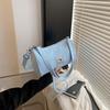 Bolso de Estilo Coreano para Mujer 2025 Nuevo Bolso de Mezclilla Bolso Satchel Versátil Bolso de Hombro Bolso Cruzado para Viajero Bolso de Lona Moderno
