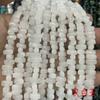 Piedra ojo de tigre Jade Dongling esquina cuadrada larga cuentas sueltas al por mayor hecho a mano diy aretes pulsera vintage material de cristal verde dorado