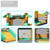 Tobogán inflable con forma de cocotero AirMyFun, trampolín inflable para niños, equipo de entretenimiento para interiores y exteriores, casa traviesa para niños, castillo