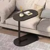 Mesa de Té Simple Almacenamiento Dormitorio Mesita de Noche Pequeña Sala de Estar Sofá Mini Mesa Auxiliar Móvil Almacenamiento Gabinete de Mesita de Noche
