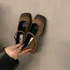 Zapatos de Mujer Nuevos Primavera 2026 de Tacón Grueso Gama Media-Alta con Hebilla, Zapatos Mary Jane Estilo Vintage, Estilo Versátil Francés