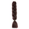 Fábrica venta al por mayor monocromática trenza grande fibra química seda de alta temperatura trenza sucia peluca trenza de cabello trenzado de cabello