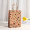 Bolsa de regalo sorpresa para San Valentín, bolso decorativo de amor, bolsa de regalo de papel kraft, bolsa de embalaje al por mayor