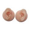 Mangas de Silicona al por Mayor, Orejas Humanas Simuladas, Labios, Nariz, Cejas, Lengua, Modelo de Ombligo, Exhibidor para Enseñanza de Perforaciones y Piercings